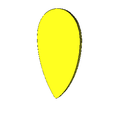 Teardrop Pick 1 mm-01.png Teardrop Guitar Pick