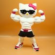 hello-kity-print3d-musculosa.jpg 💪🐱 Muscular HelloKitty - 3D Printable Model