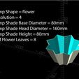 9fea0ef5b4d12aa3eb7a765b3cd17f26_preview_featured.jpg Free STL file Customizable Lamp Shade・3D printing idea to download