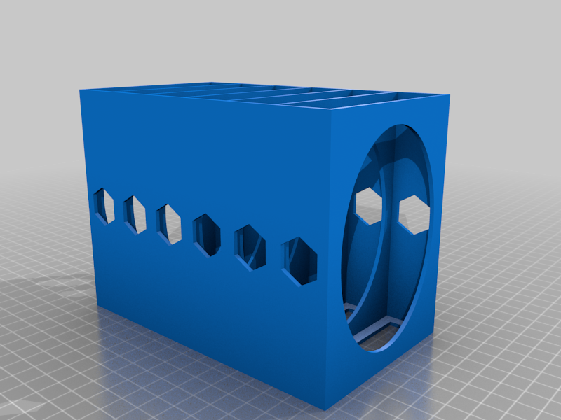 Download free STL file Hard disk holder x6 • 3D printing design • Cults