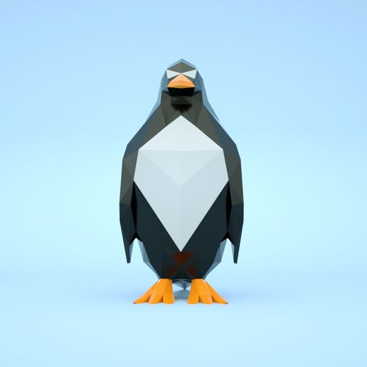 LOW POLY PENGUIN 3D model