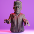 Frank01.png Finger Puppet - Frankstein Monster 3D print model