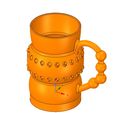 CoffePot02-08.jpg professional  Coffee cup tea vessel v02 for 3d print and cnc