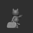 the-lucky-rob-cat-with-glock-3d-model-a37c80b6b1.jpg The Lucky Rob Cat with Glock 3D print model