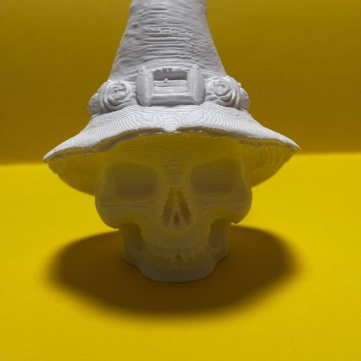 Skull in a Witch Hat — Anatomical Halloween Skull