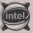 intel-top.png 120mm PC Fan Grille - Intel