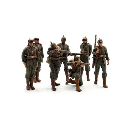 Ger_Soldat_Combat_C_01.jpg Télécharger le fichier STL gratuit Total war 1915 - Free WW1 soldiers (French, UK, US, German) 1/35 • Objet imprimable en 3D, Alphonse_Marcel