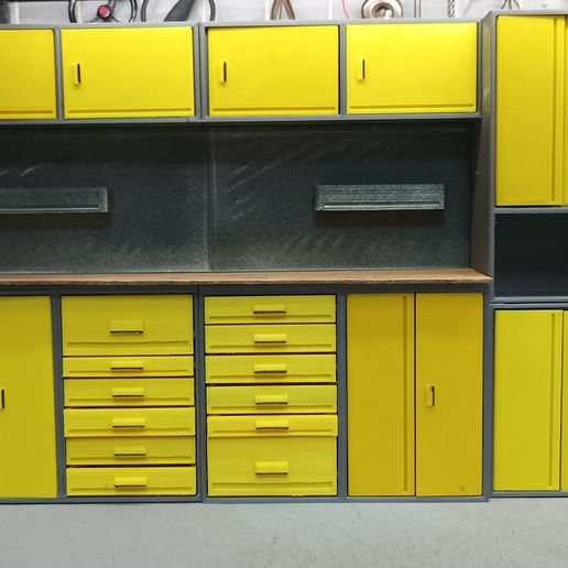Large workbench for garage/diorama 1/10 3D model