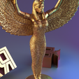 render_25.png Egyptian Isis Statue Goddess Sculpture candleholder