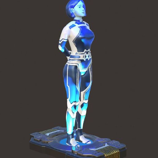 photo1720702576.jpeg Cortana - Halo Infinite 3D Model