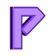 P.stl Letters and Numbers ROBOCOP | Logo