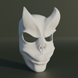 22.png Devil Face Mask - Pig Cosplay Mask 3D print model