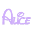 alice.stl Alice Name