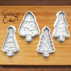 Bild.jpg Christmas trees Cookie Cutter set 0176