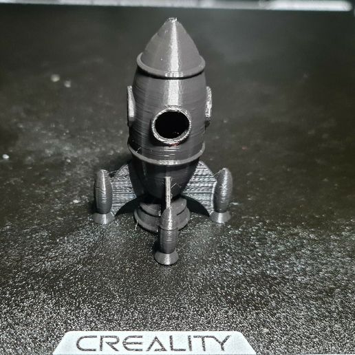 No Supports Easy Print Rocky Das kleine Raketenschiff Kalibrierung Test Einstellungen nicht eine Benchy oder Würfel Raumschiff Raumschiff NASA Spacex Lunar Retro