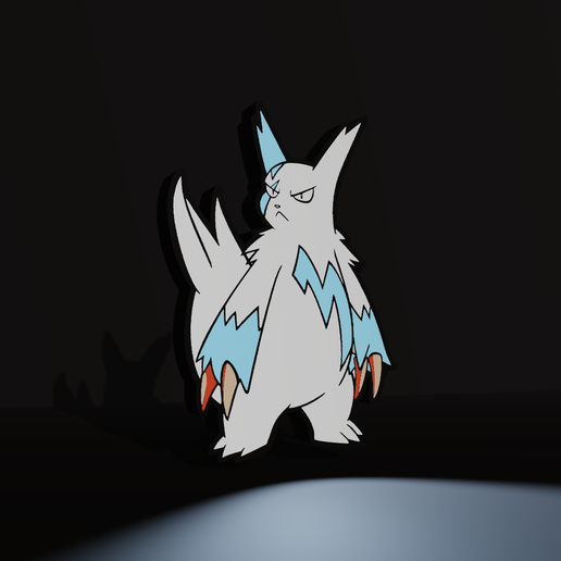 Pokemon Hoenn Shiny Zangoose #335 LED Lightbox / Night Light