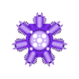 7-cylinder_radial_dummy.stl Radial engine dummy RC plane