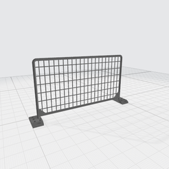 Bauzaun-klein-1-24.png STL file Construction fence in 1:24 small・3D printing model to download, Poldi09