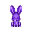 240305 Bunny 6 All.STL Blob Bunny - Articulated Flexi Art Toy