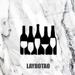 Sin-título.jpg wine bottles wine glasses kitchen wall decoration