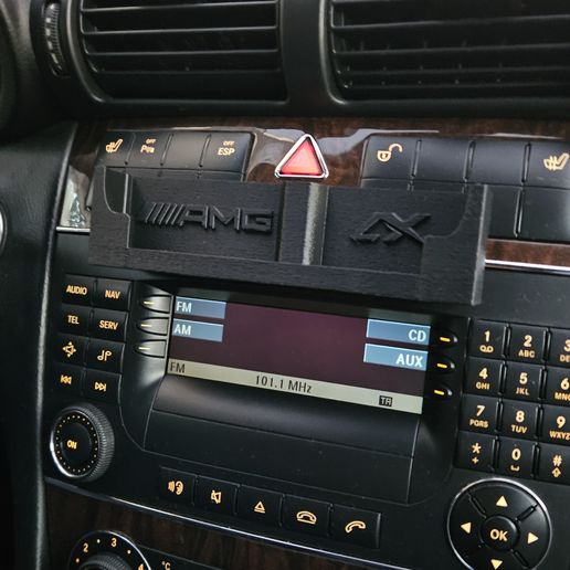 Mercedes W203 C class phone holder