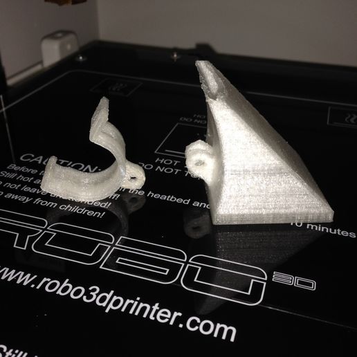 Robo3D X carriage bracket and fan duct