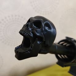 1.jpg STL file Skull flash hider/muzzle brake 14CCW thread・3D printable model to download