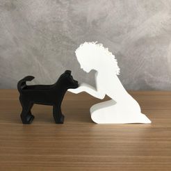 WhatsApp-Image-2022-12-21-at-18.37.55.jpeg GIRL AND her DOG(wavy hair) FOR 3D PRINTER OR LASER CUT