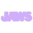 Jaws.stl Jaws Logo