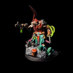 Ratkin-Siege-Gunner-Commander-from-Mystic-Pigeon-Gaming-1-B.jpg 3D file Ratkin Engineer Fantasy Miniature・3D printable model to download