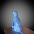 0004.png Statuette of a lowpoly sitting dog