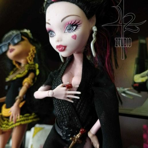 👹 Monster High Elvira replica belt・ STL File for ・Cults