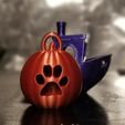 20231013_130645.jpg Halloween Paw-Kin Pumpkin Keychain