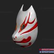 ghost_of_tsushima_mask_of_Tomoe-04.jpg Ghost of Tsushima Japanese Kitsune Fox Mask - Shattered Mask of Tomoe