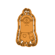 model.png Despicable Me, Minions (17)  CUTTER AND STAMP, COOKIE CUTTER, FORM STAMP, COOKIE CUTTER, FORM