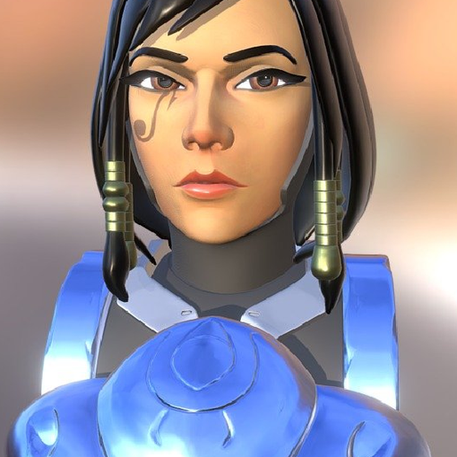 Pharah Bust Overwatch 3D model