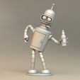 01.jpg Bender pose de pie 3 - Futurama