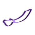 00861 sablya.stl saber cookie cutter