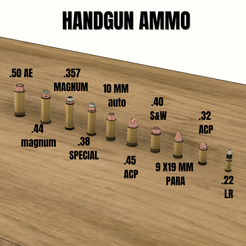 assault-riffle-cults.png Set of Handgun cartridge - 357 and 44 magnum - 22LR -50 AE -etc...