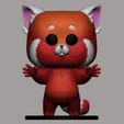 FrontRedPandaHugEyes.jpg Red Panda Hug Turning Red Pop Funko