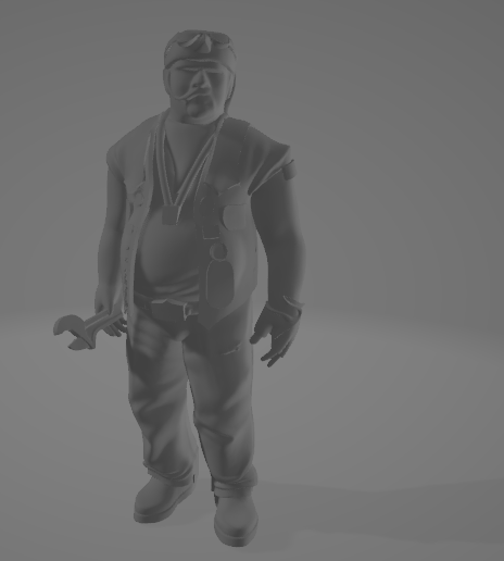 MECHANIC BIKE - 3D model önizlemesi