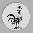 tinker.png Moana Hei Hei Hei Hen Logo Coasters