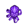 Cthulhu skull hollow tea light.stl Free STL file Cthulhu Skull・3D printer design to download