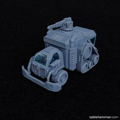 APC_01.jpg Archivo 3D Vehículo blindado de transporte de tropas enano (Space Dwarf APC)・Diseño para descargar y imprimir en 3D