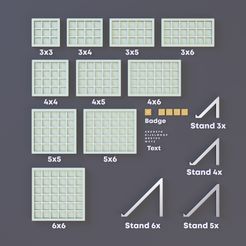 all.jpg 3D file Artisan Keycap Tray -DIGITAL FILES FOR 3D PRINTING - KEYCAP TRAY FOR ARTISAN KEYCAP・3D printable model to download