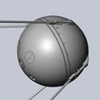 dsfdfsdsfdfsdf.jpg Sputnik Satellite 3D-Printable Detailed Scale Model
