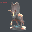 tbrender_008.png Pentaceratops sternbergii - Statue for 3D printing