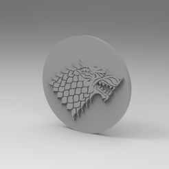 untitled.30.jpg Fichier STL pièce de monnaie du loup・Design imprimable en 3D à télécharger