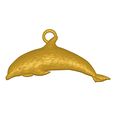 Dolphin-04-000.jpg Fashion Decor earing Tiket keychain Dolphin keyring trinket necklace pendant key-keeper d-04 3d-print and cnc