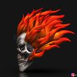 001a.jpg Ghost Rider mask -Agents of SHIELD - Marvel comics 3D print model